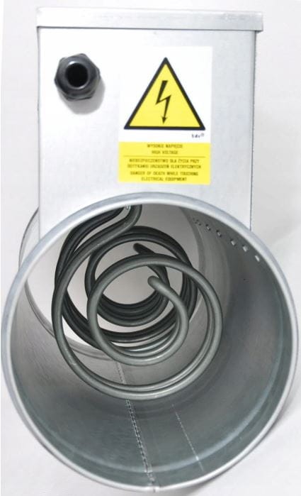 Nagrzewnica elektryczna kanałowa HDE 250 mm 3,0kW