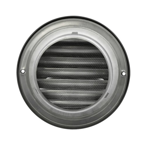 Czerpnia wyrzutnia nierdzewna z okapnikiem fi 125 mm