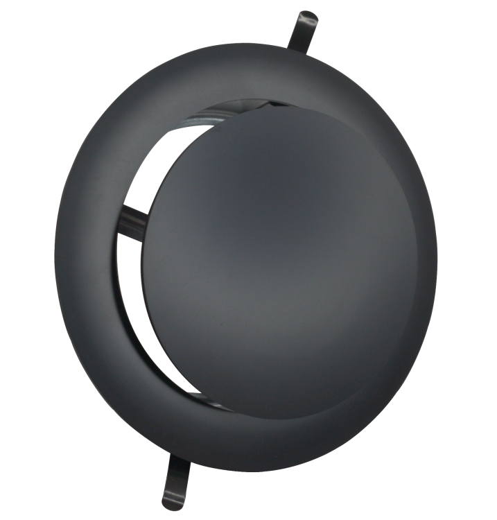 Anemostat Air Value U125 Black Matt