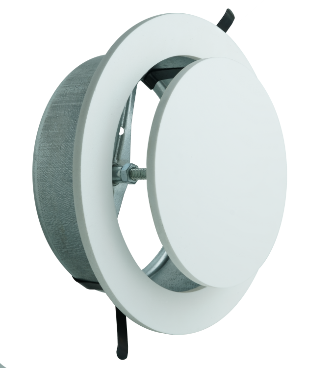 Anemostat Air Value U125 WHITE MATT