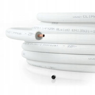 Rura miedziana w otulinie 1/4" (6.35mm) 25mb EBRILLE