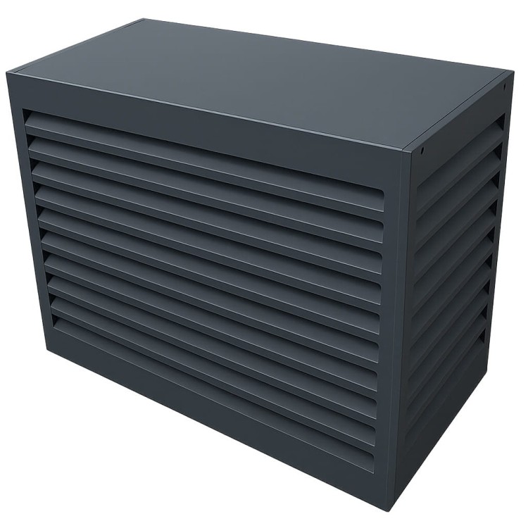 Zabudowa jednostki zewnętrznej klimatyzatora osłona 100x50x78 ANTRACYT