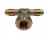 TRÓJNIK MOSIĘŻNY ZŁĄCZKA 2 x 1/4"M - 1 x 1/4"F SAE