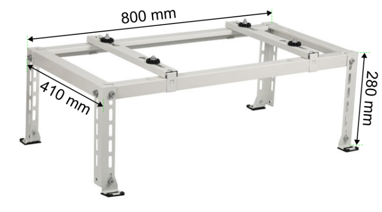 Wspornik klimatyzatora Podłogowy 800x410x280 mm