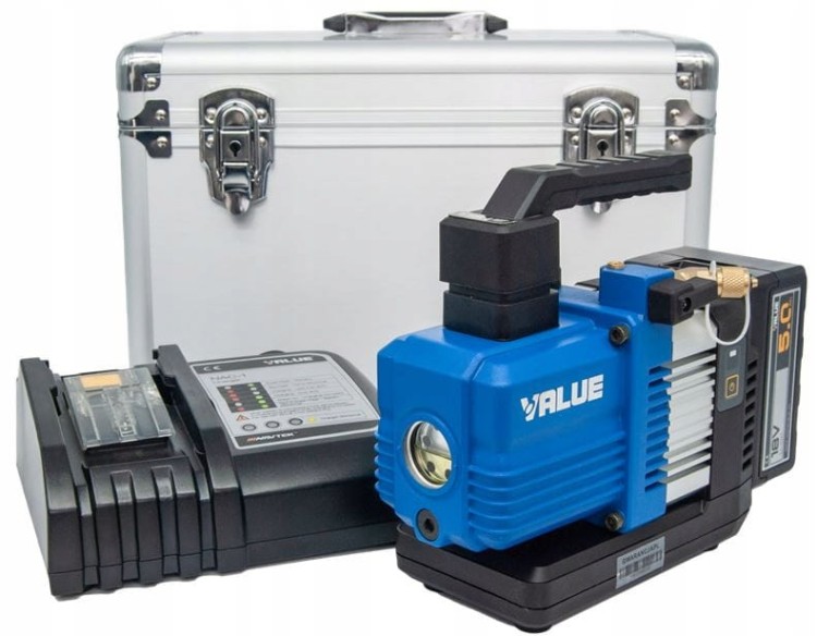 Pompa próżniowa akumulatorowa Value VRP-2DLi 57L
