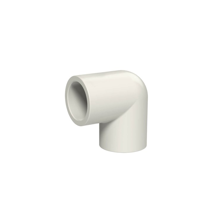 Skropliny PCV Kolanko 1/2" - 90 ° - klejone