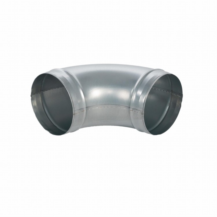 Kolano 90° wentylacyjne tłoczone SPIRO fi 100 mm