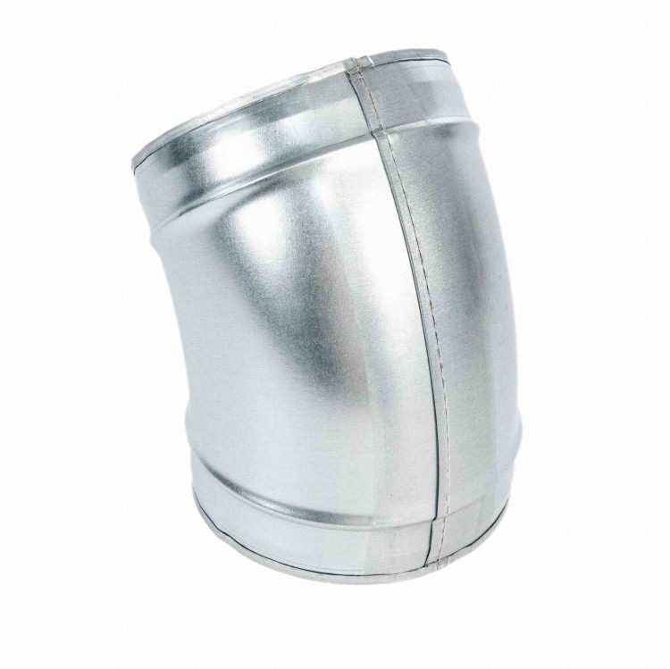 Kolano 45° wentylacyjne tłoczone SPIRO fi 125 mm