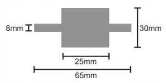 PODKŁADKA ANTYWIBRACYJNA CYLINDRYCZNA GUMOWA L40 MXM 30X25 MM