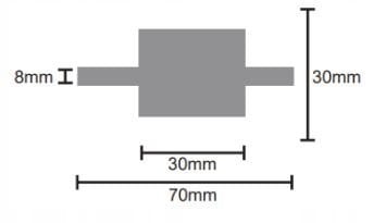 PODKŁADKA ANTYWIBRACYJNA CYLINDRYCZNA GUMOWA L50 MXM 30X30 MM