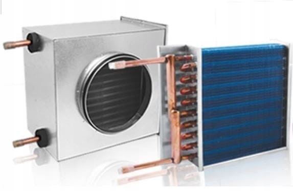 Nagrzewnica (chłodnica) wodna kanałowa spiro HDW 125MM
